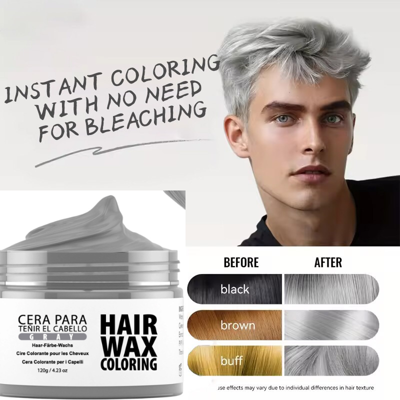 Pomade Hair Clay - แว็กซ์น้ำมันใส่ผมสำหรับผู้ชายแว็กซ์48ชั่วโมงสำหรับผมธรรมชาติขี้ผึ้งแว็กซ์ขนน้ำมันแว็กซ์ดินเหนียว