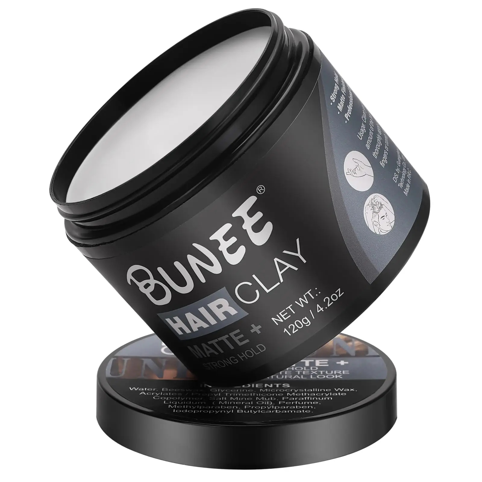 Pomade Hair Clay - โพเมดจัดแต่งทรงผมเนื้อแมทสำหรับผู้ชาย สูตรน้ำ ให้ลุคผมดูดีแบบมืออาชีพ เหมาะสำหรับทุกสภาพเส้นผมของผู้ชาย