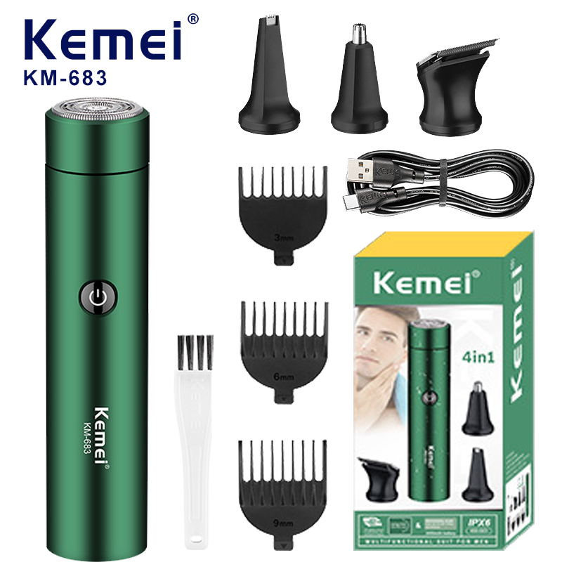 Men'S Grooming Nose Hair Trimmer - เครื่องเล็มขนจมูกแบบชาร์จไฟได้4 IN1สำหรับผู้ชาย & ผู้หญิงชุดตัดแต่งขนตาไฟฟ้าเคราเครื่องเล็มขนจมูกและหูเครื่องเล็มบิกินี่