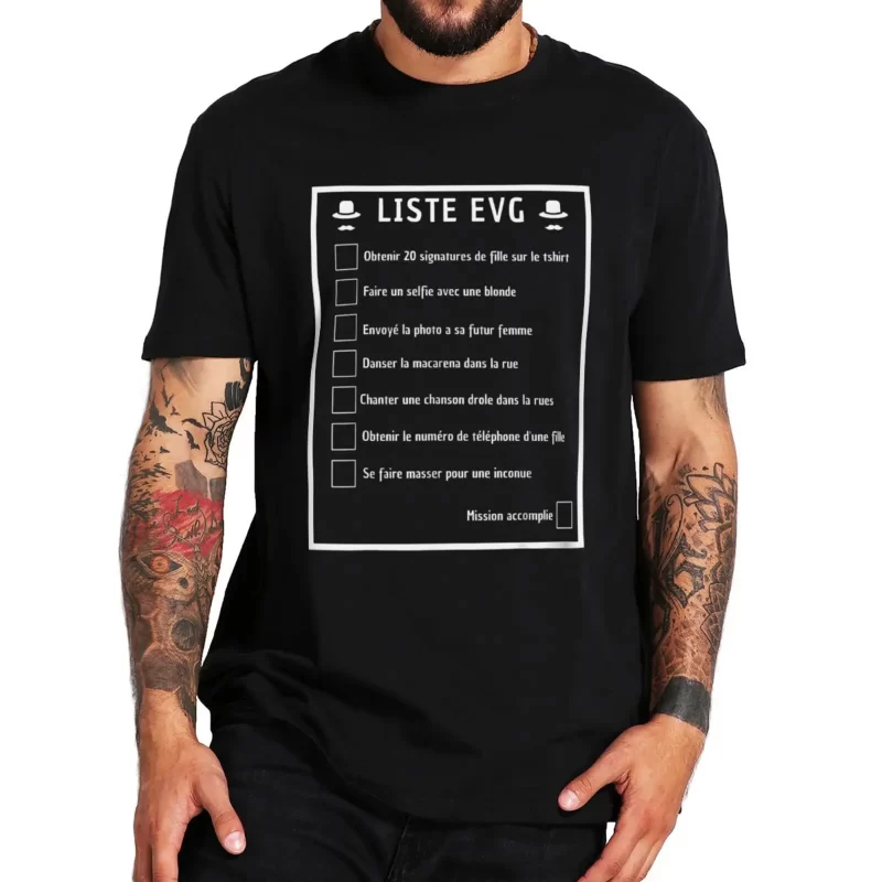Men'S Grooming List - เสื้อยืดลาย Checklist สำหรับงานปาร์ตี้สละโสดผู้ชาย ตลกๆ พิมพ์ลาย Checklist