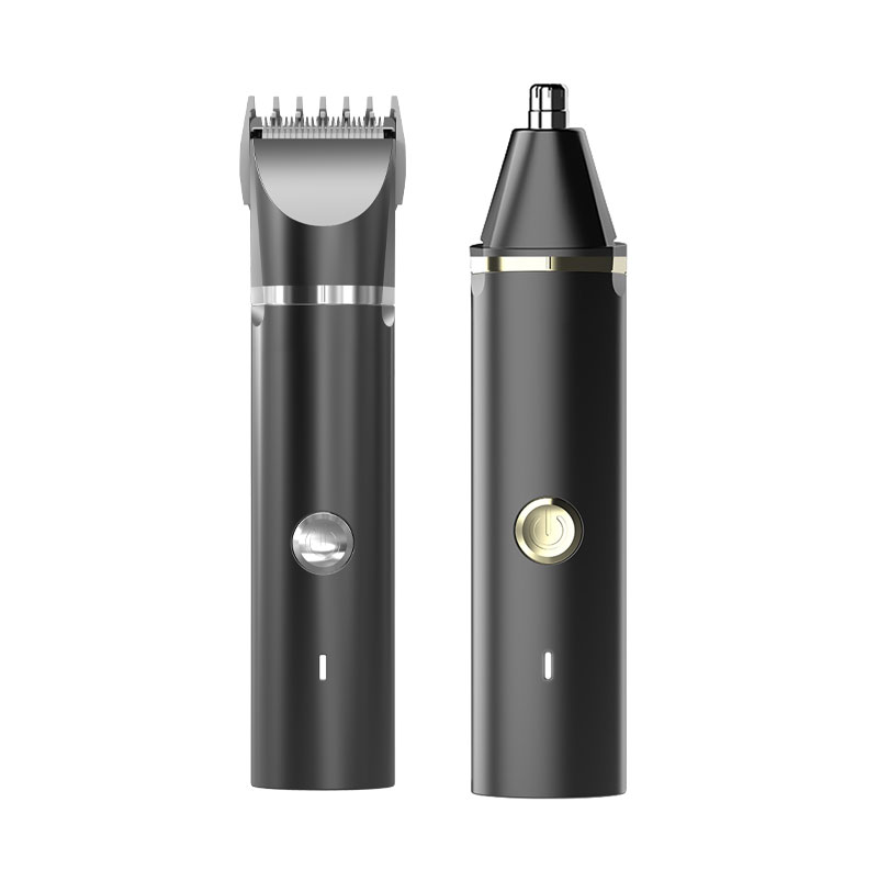 Men'S Grooming Nose Hair Trimmer - ชุดอุปกรณ์กรูมมิ่งพกพา 2-in-1 สำหรับใช้ในบ้าน ใบมีดเซรามิกความเร็วสูง ตัดแต่งขนจมูกและขนตามร่างกายได้อย่างไม่เจ็บปวด สำหรับผู้ชาย