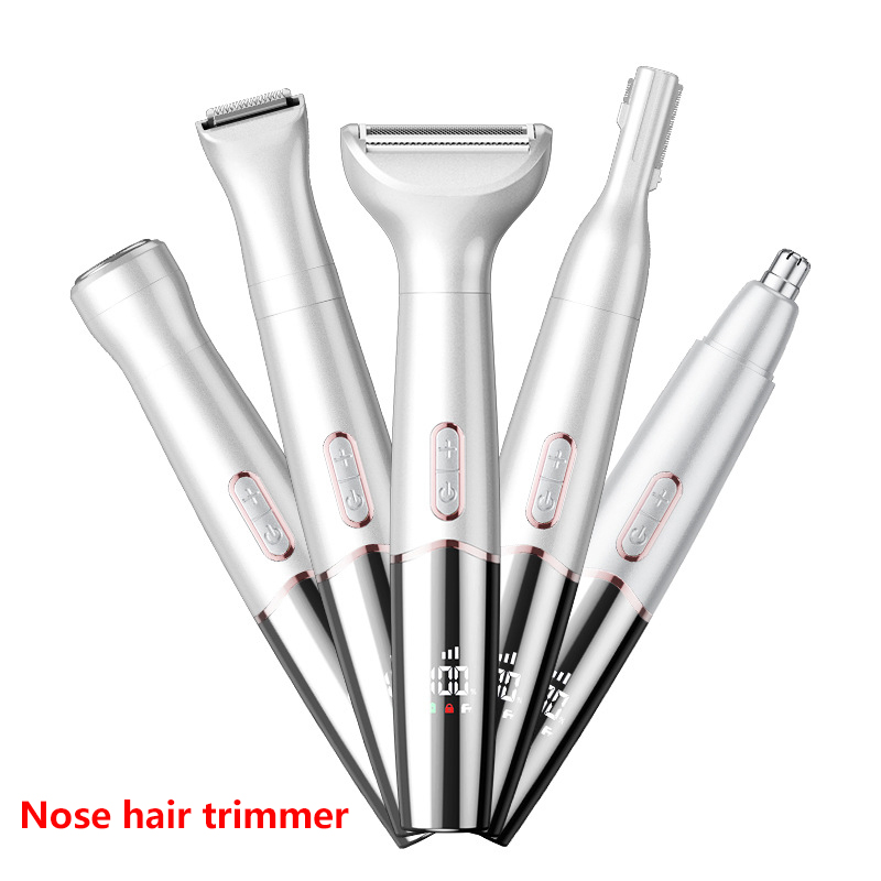 Men'S Grooming Nose Hair Trimmer - เครื่องตัดขนจมูกและหูแบบชาร์จไฟได้สำหรับผู้ชาย ชุดกรูมมิ่ง เครื่องตัดขนคิ้วและเคราไฟฟ้า เครื่องตัดขนจมูกและหู