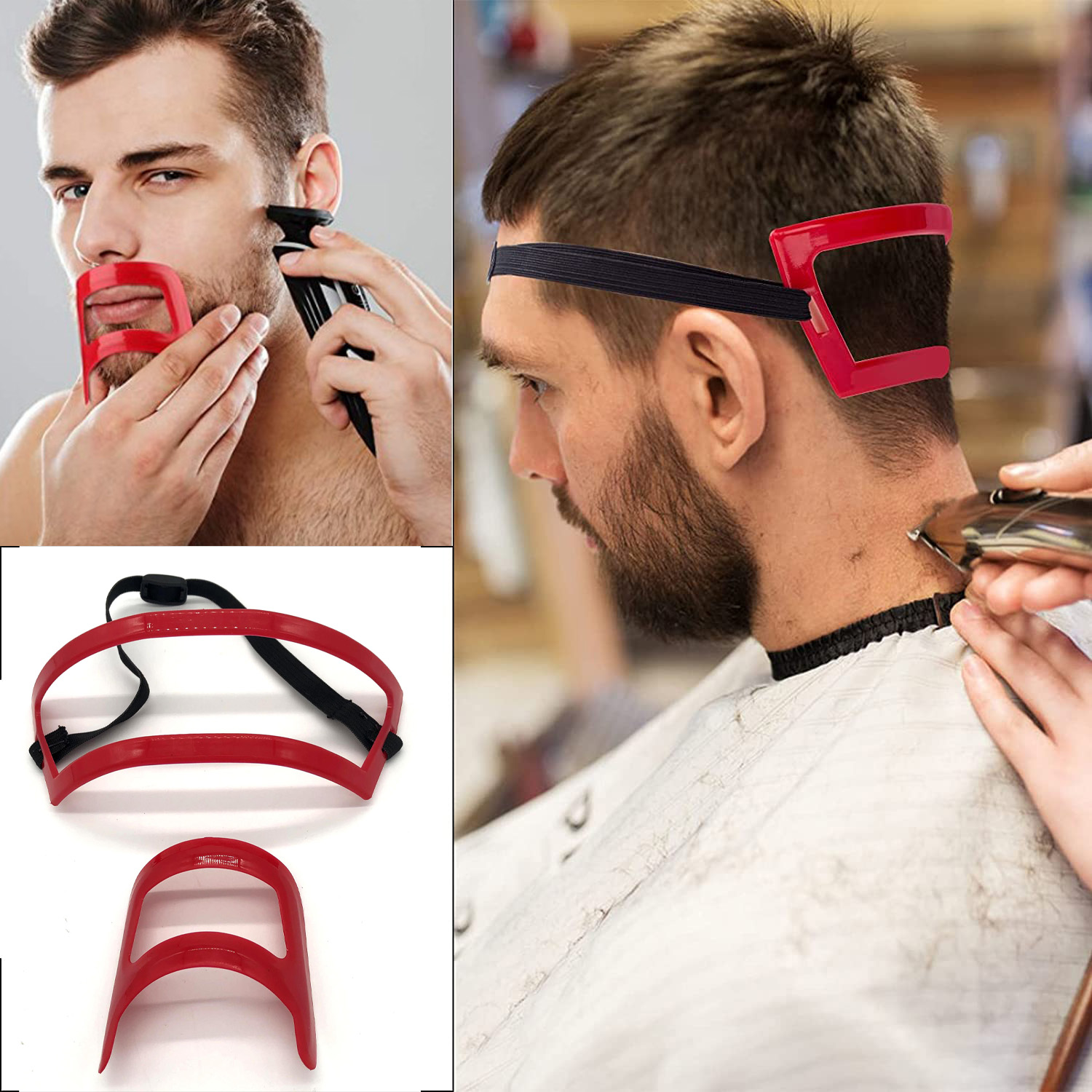 2/4Pcs Men's Beard CombsผมTrim - Mens Grooming Tools บทวิจารณ์และราคา