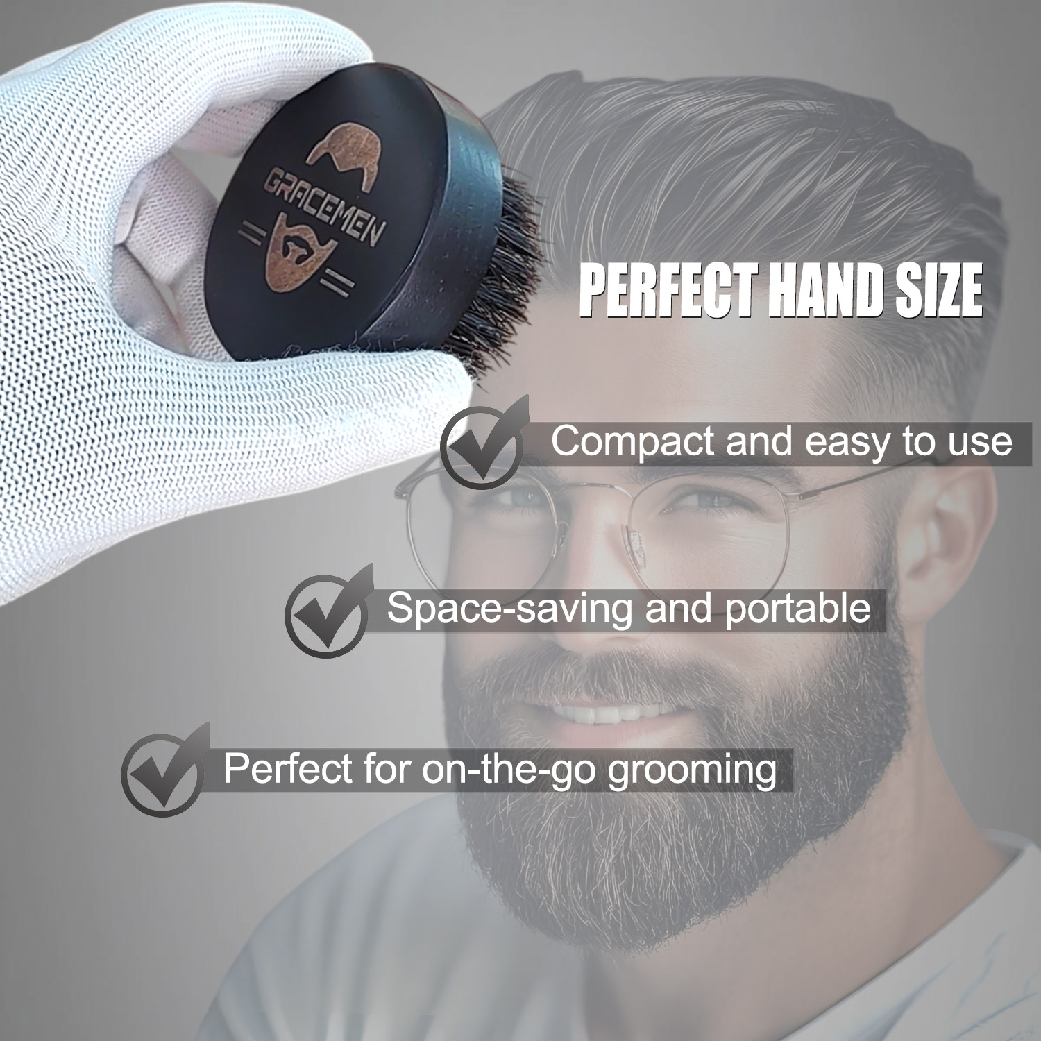 แปรงเคราทรงกลมสำหรับผู้ชาย – ข - Men'S Grooming Organizer บทวิจารณ์และราคา
