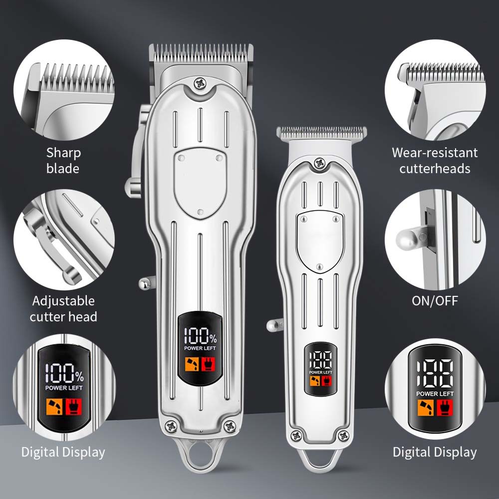 ชุดเครื่องตัดผมมืออาชีพพร้อมหน - Mens Grooming Tools บทวิจารณ์และราคา