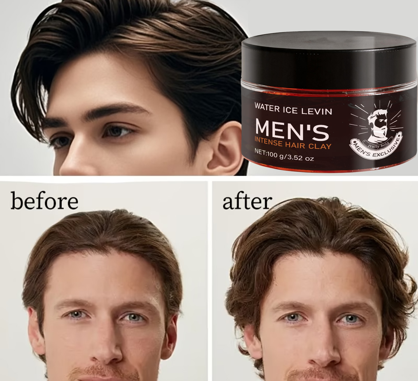 ดินเหนียวจัดแต่งทรงผมสำหรับผู้ - Pomade Hair Clay บทวิจารณ์และราคา
