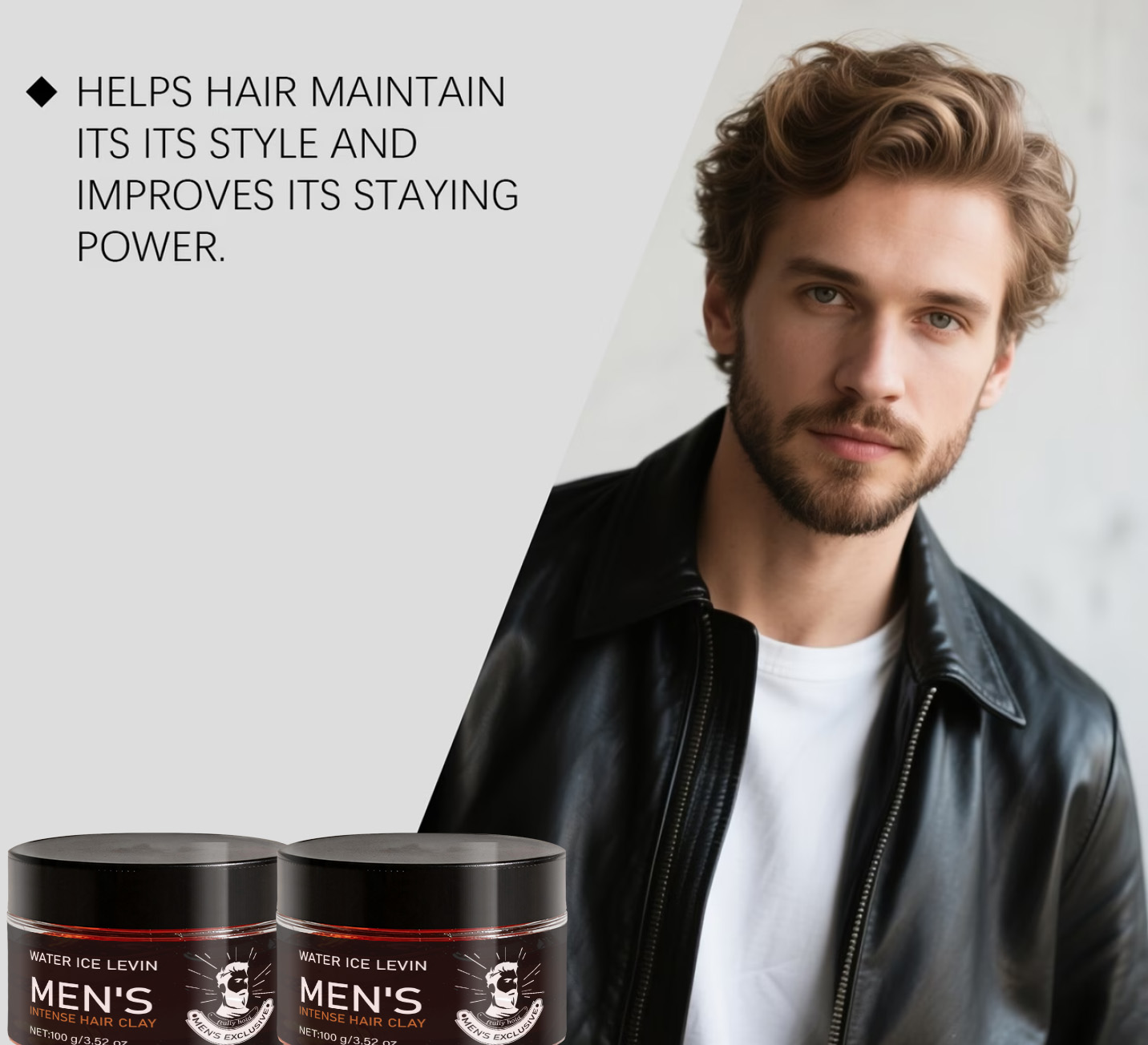 ดินเหนียวจัดแต่งทรงผมสำหรับผู้ - Pomade Hair Clay บทวิจารณ์และราคา