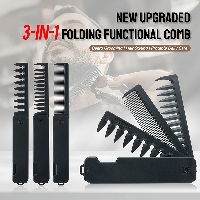 หวีจัดแต่งทรงผม 3-in-1 แบบพับไ - Men'S Grooming Organizer บทวิจารณ์และราคา
