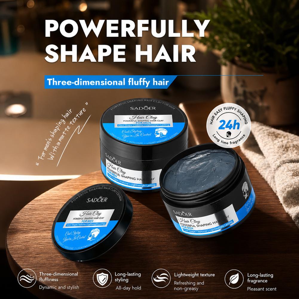 1/2/3 ชิ้น แว็กซ์จัดแต่งทรงผมส - Pomade Hair Clay บทวิจารณ์และราคา