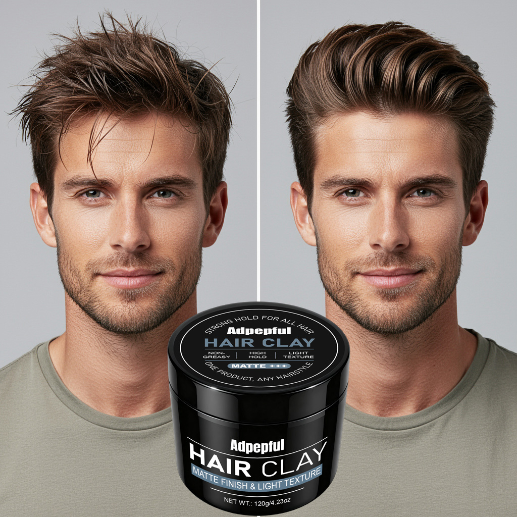 ดินเหนียวจัดแต่งทรงผม Adglamfu - Pomade Hair Clay บทวิจารณ์และราคา