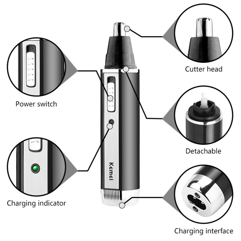 Keme เครื่องเล็มขนจมูก4in1สำหร - Men'S Grooming Nose Hair Trimmer บทวิจารณ์และราคา