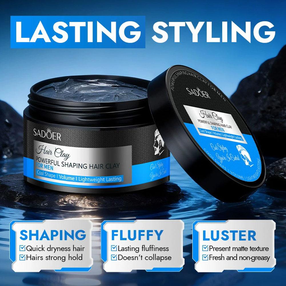 แว็กซ์จัดแต่งทรงผมสำหรับผู้ชาย - Pomade Hair Clay บทวิจารณ์และราคา
